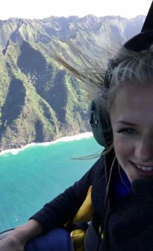 Flying over the Na'Pali Coast!